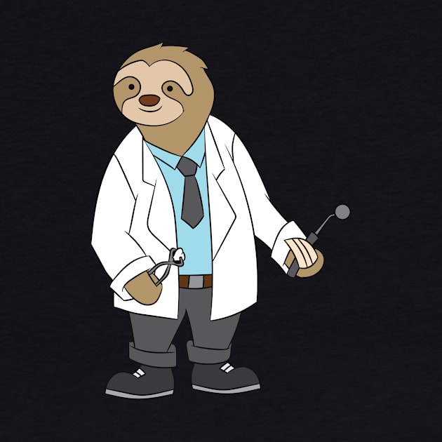 Dental Assistant Shirt | Sloth Doctor Gift by Gawkclothing